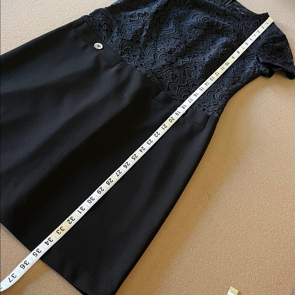 Tommy Hilfiger Black Lace Sheath Dress - P (small) - Picture 7 of 9